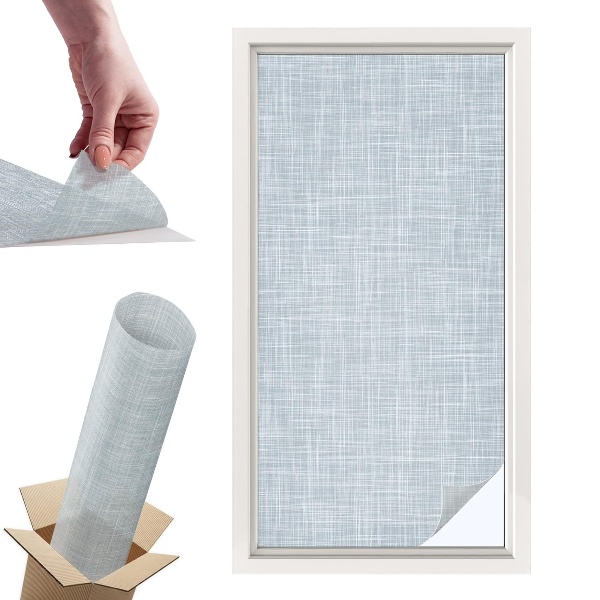 Witraż samoprzylepny na okno Delikatny splot