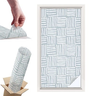 Okleina na okno mleczna Dynamiczny wzór