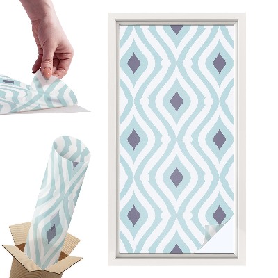 Witraż samoprzylepny na okno Nowoczesna elegancja