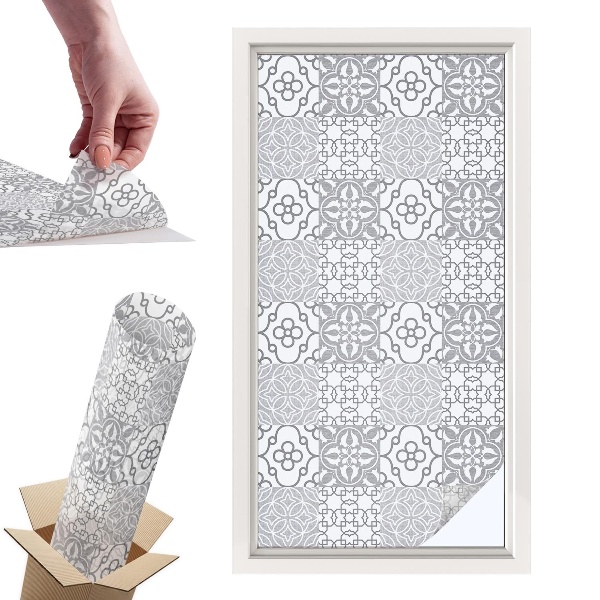 Witraż samoprzylepny na okno Klasyczne wzory