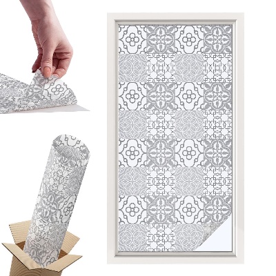 Witraż samoprzylepny na okno Klasyczne wzory