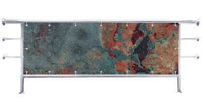 Osłona balkonu Kolorowa rdza