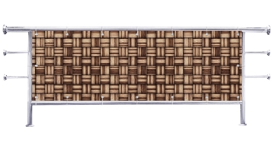 Osłona balkonu Retro kafelki