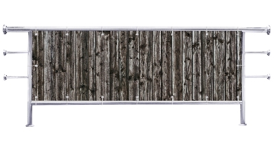 Osłona na balkon Drewniany płot