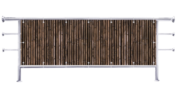 Osłona na balkon Patyki