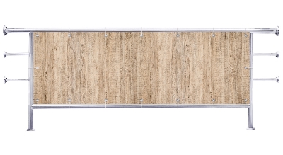Osłona na barierkę balkonu Drewno naturalne