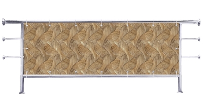 Osłona balkonu Symetryczny wzór abstrakcja