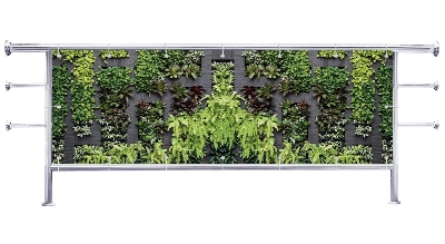 Osłona na balkon Nowoczesne liściaste ogrodzenie