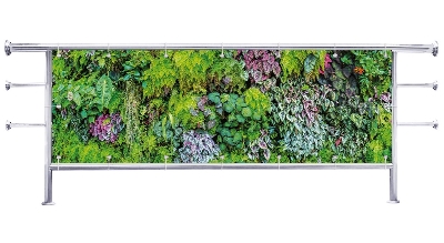 Osłona na balkon Tropikalne kolorowe rośliny