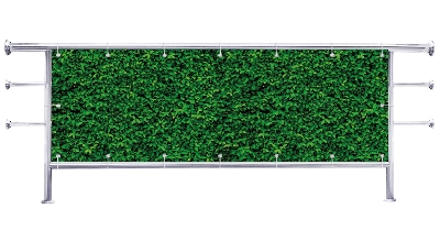 Osłona na balkon Ściana pełna liści