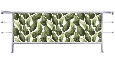 Osłona balkonu Nadruk z liśćmi