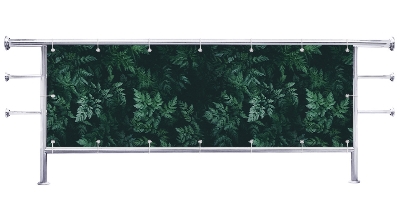 Osłona balkonu Ciemna paproć