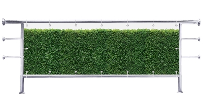 Osłona na balkon Zadbany żywopłot