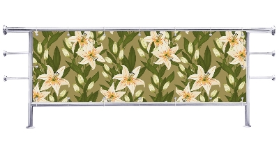 Osłona na balustradę Rysunkowe żonkile