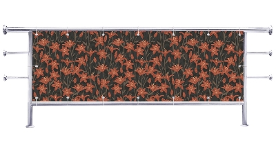 Osłona na balkon Żonkile