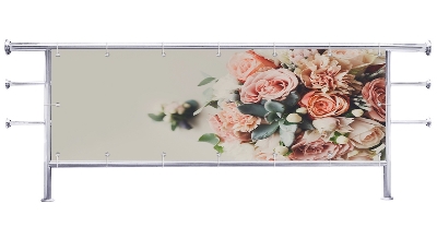 Osłona na balkon Bukiet róż