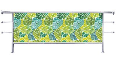 Osłona na balkon Liście monstery