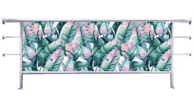 Osłona na barierkę balkonu Abstrakcja liściasta