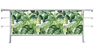 Osłona na barierkę balkonu Liściasta abstrakcja