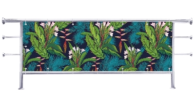 Osłona na balkon Tropikalne liście