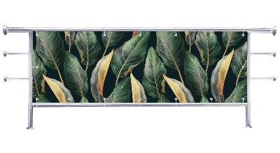 Osłona na balkon Liście pełne kolorów