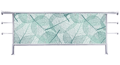 Osłona na balkon Liście o przeźroczystej strukturze