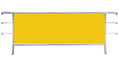 Osłona na balkon Kolor żółty