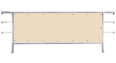 Osłona balkonowa Beż