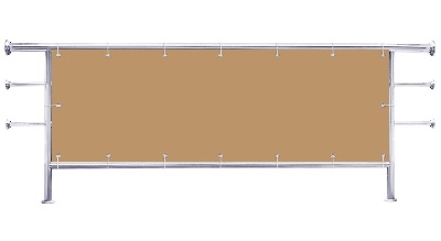 Osłona balkonowa Cappucino