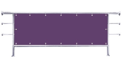 Osłona balkonowa na wymiar Lawenda