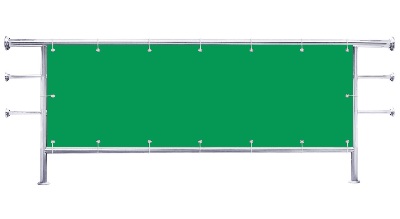 Osłona balkonowa Ciemna zieleń