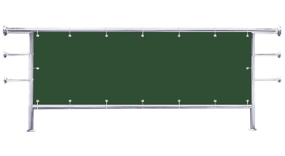 Osłona balkonowa Butelkowa zieleń