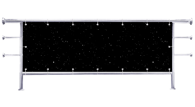 Osłona na balkon Ciemna otchłań