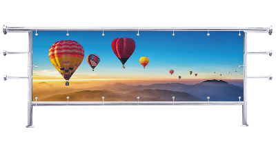 Osłona na balkon Kolorowe balony