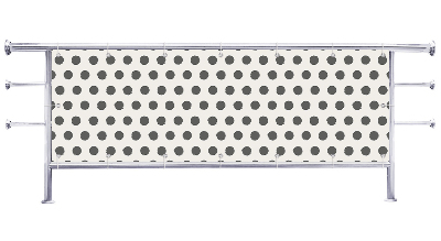 Osłona balkonowa na metry Szare plamki