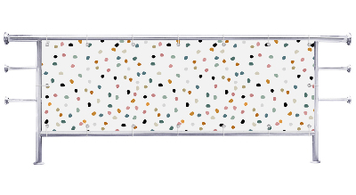 Osłona na balkon Plamki kolorowe