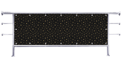 Osłona na balkon Plamki kolorowe ciemne tło