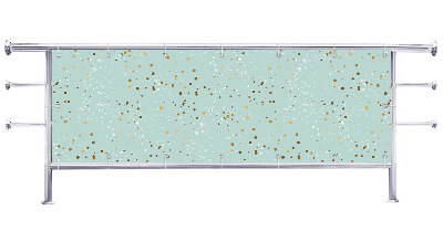 Osłona na balkon Kolorowa abstrakcja w plamki