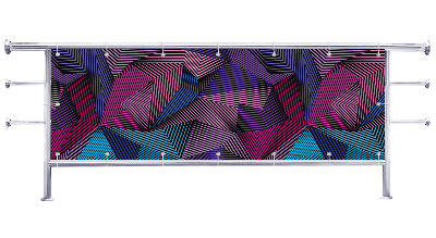 Osłona na balkon Abstrakcja 3d kolorowa