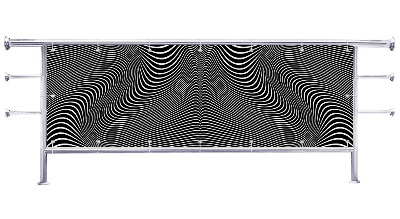 Osłona na balkon Abstrakcja hipnoza