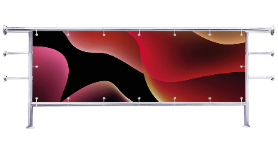 Osłona na balkon Abstrakcyjne kształty i kolory