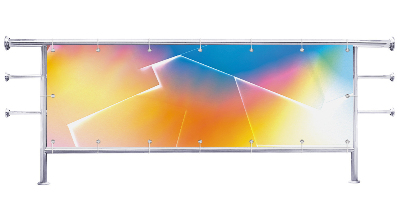 Osłona na balkon Bogactwo kolorowych świateł