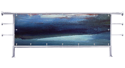 Osłona na balkon Malowanie pędzlem