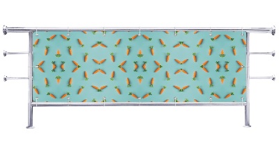 Osłona na balkon Marchew