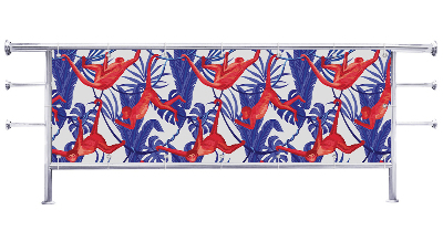 Przesłona balkonu Czerwone małpki