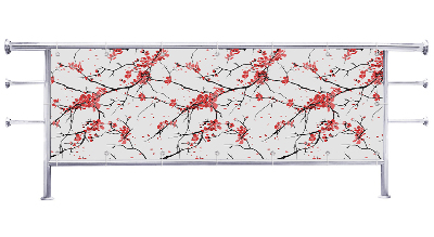 Osłona na balkon Japońska wiśnia