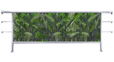 Osłona balkonowa na wymiar Życie w tropikach