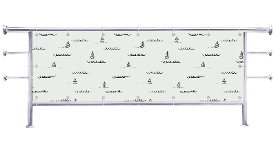 Osłona balkonowa Minimalistyczne łódki