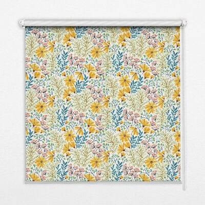 Roleta wewnętrzna na okno Kwiecisty wzór