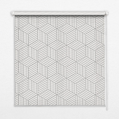 Roleta bezinwazyjna Ksztatły 3D